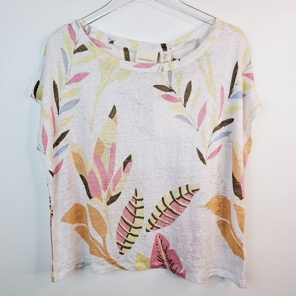 Cynthia Rowley Linen Top NWT - Picture 1 of 6